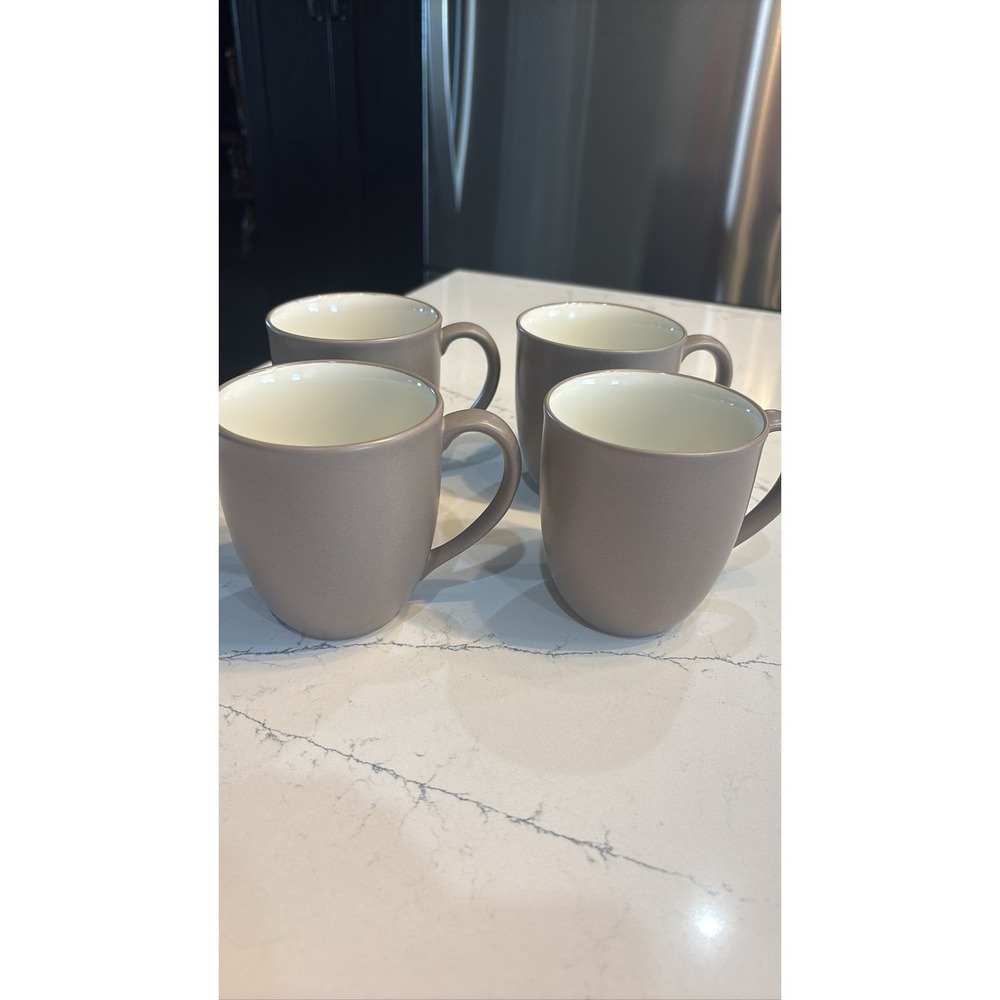 Set of 4 Noritake Stoneware Colorwave Clay 5101 Coffee Tea Mugs